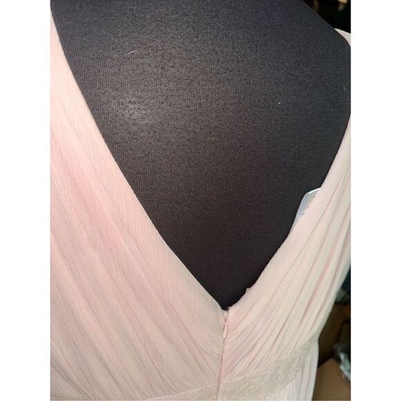 David’s Bridal Soft Pink Maxi Dress - Picture 7 of 8